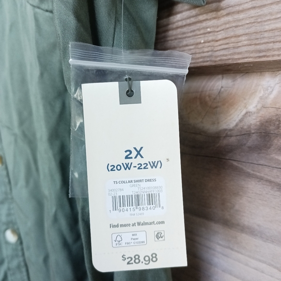 🆕 Terra & Sky Collar Shirt Dress - Picture 8 of 8